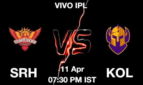 SRH vs KOL Cricket Match Previews