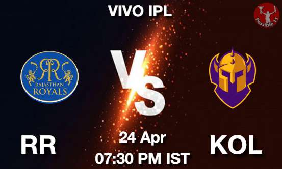 RR vs KOL Cricket Match Previews