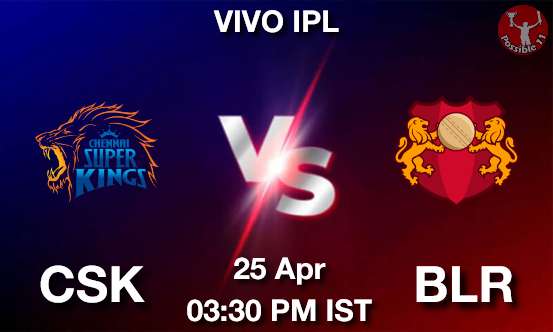 CSK vs BLR Cricket Match Previews