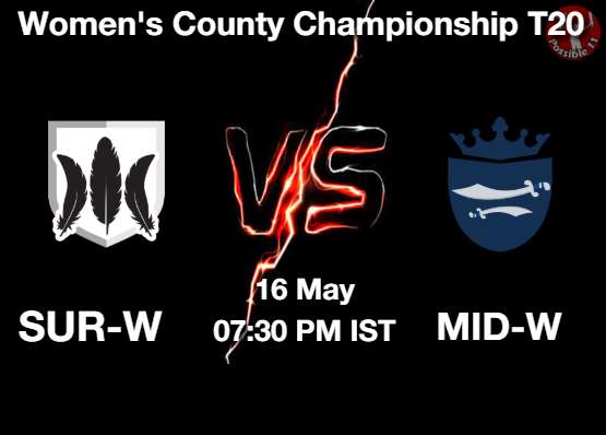 SUR-W vs MID-W Cricket Match Prediction SUR-W vs MID-W Cricket Matcch Previews