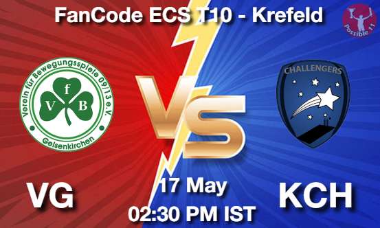 VG vs KCH Cricket Match Prediction VG vs KCH Cricket Matcch Previews