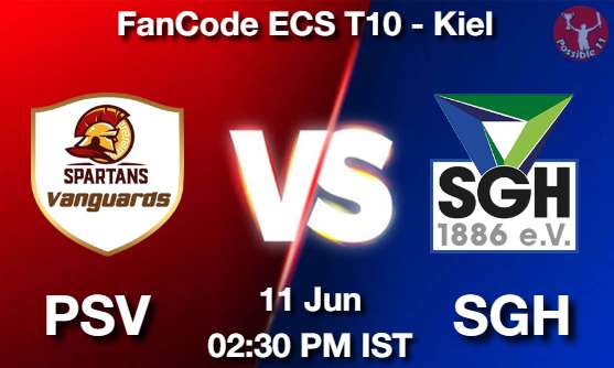 PSV vs SGH Cricket Match Prediction PSV vs SGH Cricket Matcch Previews