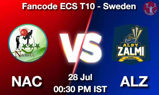 NAC vs ALZ Cricket Match Prediction NAC vs ALZ Cricket Matcch Previews