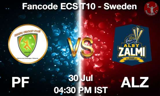 PF vs ALZ Cricket Match Prediction PF vs ALZ Cricket Matcch Previews