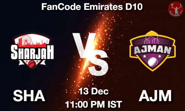 SHA vs AJM Cricket Match Previews