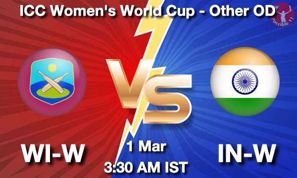 WI-W vs IN-W Cricket Match Previews