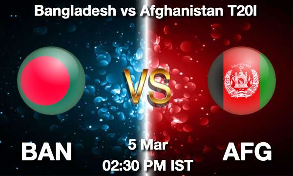 BAN vs AFG Cricket Match Previews