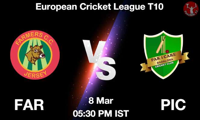 FAR vs PIC Cricket Match Previews