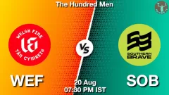 WEF vs SOB Dream11 Prediction, Picture