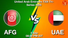 AFG vs UAE Cricket Player Picture