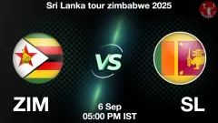 ZIM vs SL 2nd T20I Picture