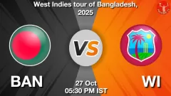 BAN vs WI 1st T20 Picture