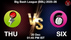 THU vs SIX Match Preview, Picture