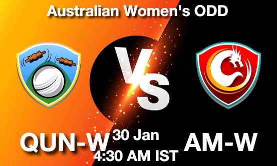 QUN-W vs AM-W Cricket Match Previews