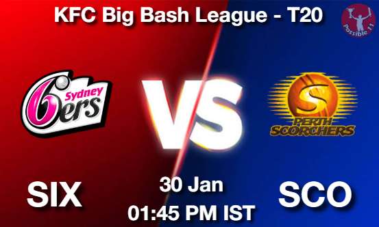 SIX vs SCO Cricket Match Previews