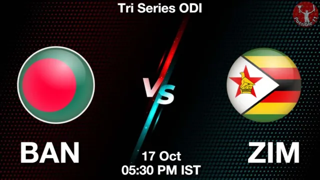BAN vs ZIM 1st ODI Picture