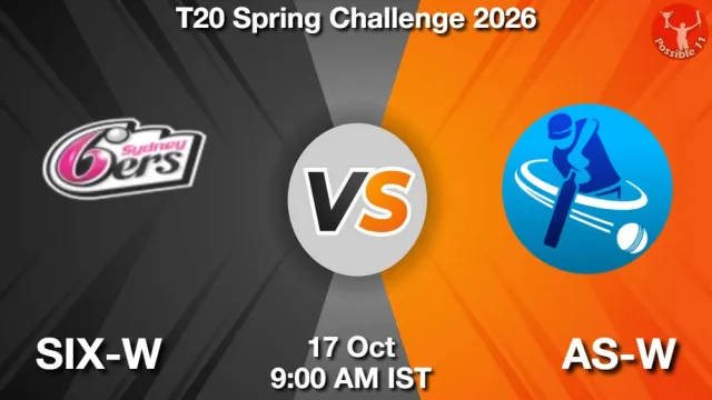 SIX-W vs AS-W Match Prediction, Picture