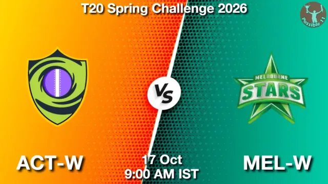 ACT-W vs MEL-W Match Prediction, Picture