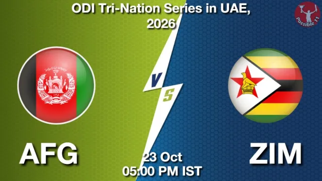 AFG vs ZIM Match Prediction, Picture