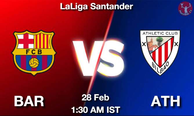 BAR vs ATH Football Match Previews