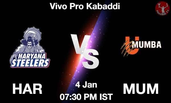 HAR vs MUM Kabaddi Match Previews