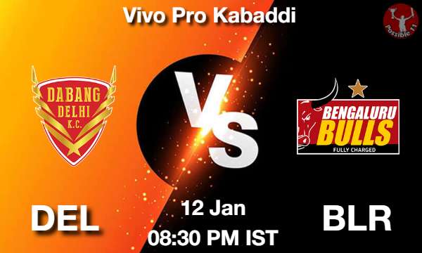 DEL vs BLR Kabaddi Match Previews