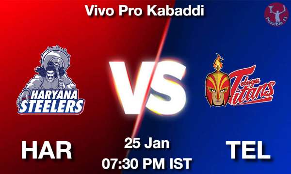 HAR vs TEL Kabaddi Match Previews