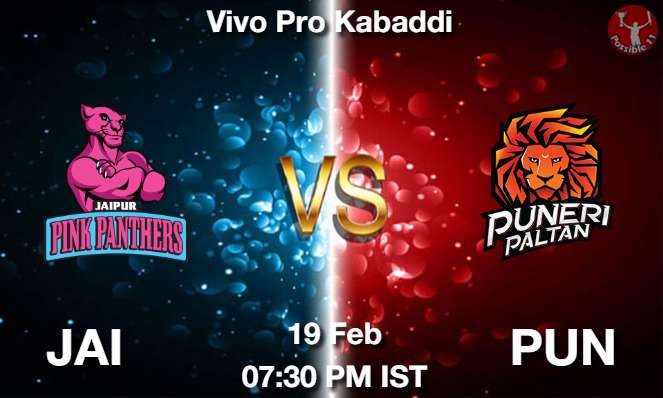 JAI vs PUN Kabaddi Match Previews