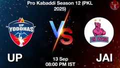 UP vs JAI Kabaddi Player Picture