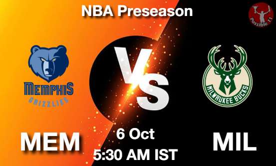 MEM vs MIL NBA Match Previews