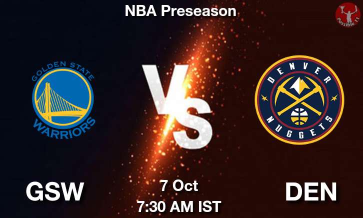 GSW vs DEN NBA Match Previews