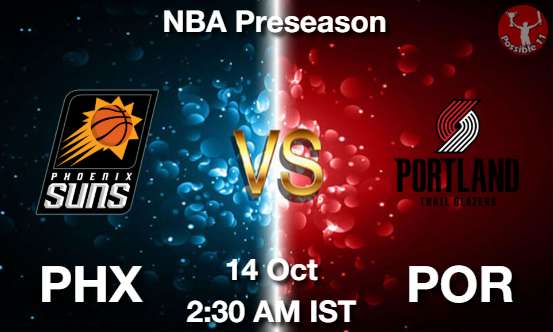 PHX vs POR NBA Match Previews