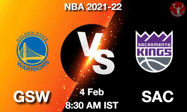 GSW vs SAC NBA Match Previews