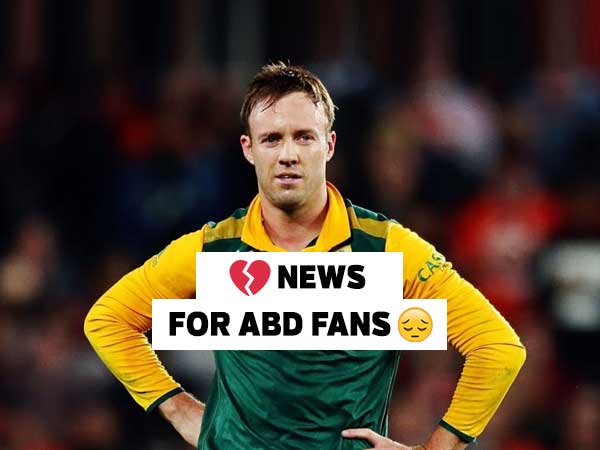 AB de Villiers decide his retirement: Why wont ABD play international