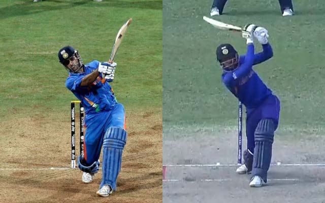 Dinesh Bana wins World Cup by hitting a six like MS Dhoni, Watch video