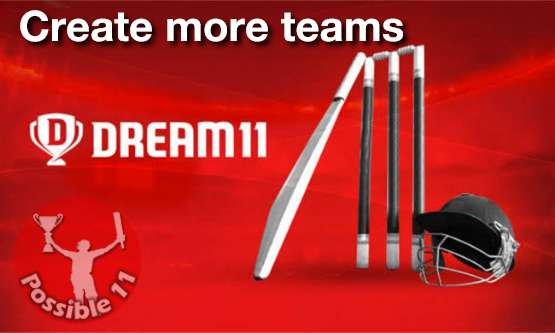 Try to create at least 6 teams in in dream11 grand league