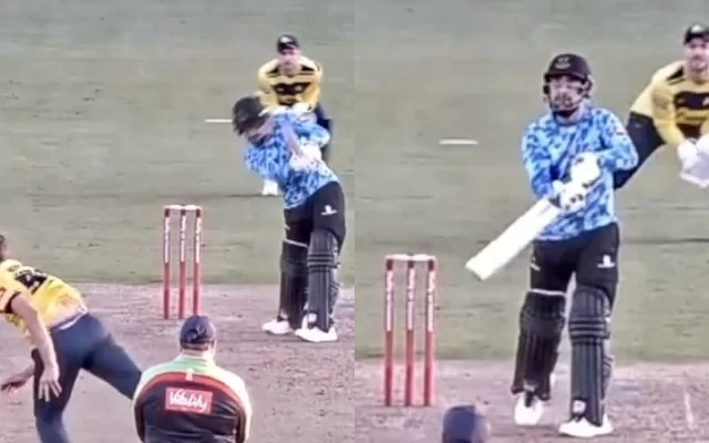 Rashid Khan asked the fans by putting a strange shot