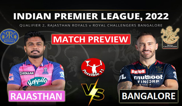 RR vs RCB Match Preview, Dream11 Match Prediction, Today IPL match