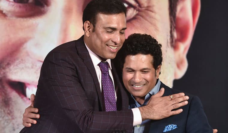 Sehwag, Sachin Tendulkar, Laxman and Dhanraj Pillai Tribute to D Kumar