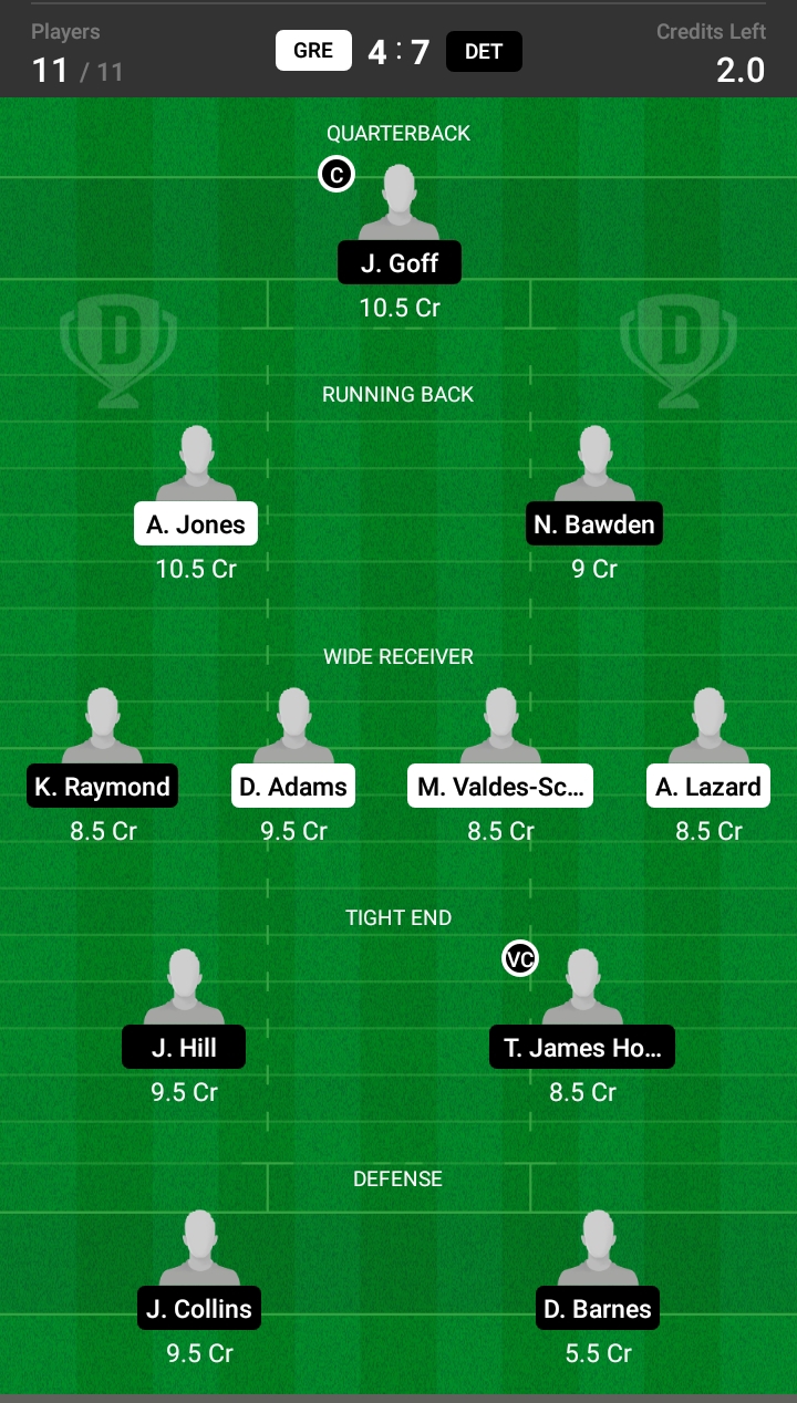 Dream11 SL Team