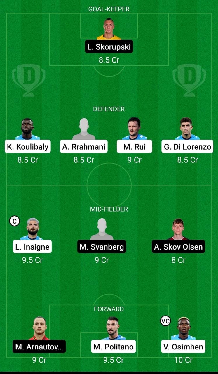 Dream11 SL Team