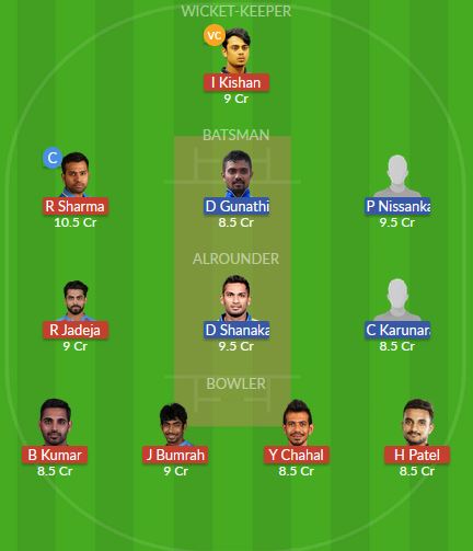 Dream11 SL Team
