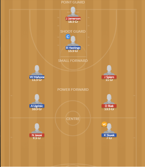 DS vs SDS Dream11 SL Team