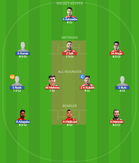 ROT vs COB Dream11 SL Team