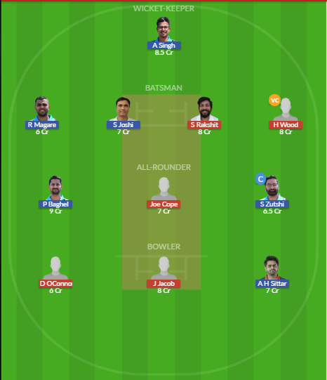 VCC vs UCC Dream11 SL Team