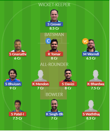 PCC vs BCC Dream11 SL Team