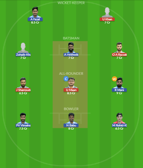 ALP vs CSG Dream11 SL Team