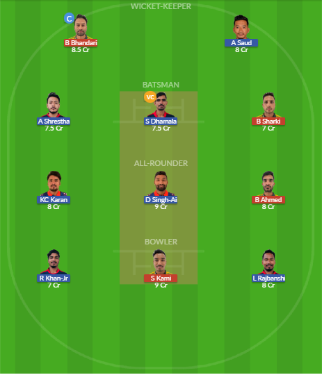 NA vs NPC Dream11 SL Team