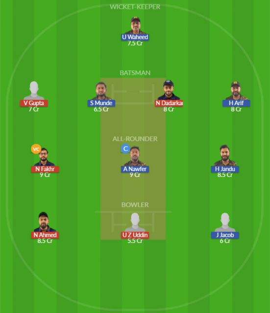 STA vs ALH Dream11 SL Team