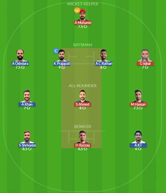 AZA vs QUT Dream11 SL Team